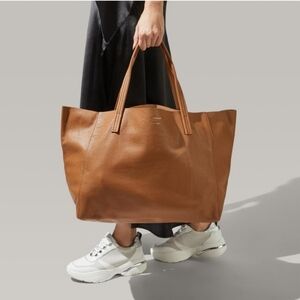 Kurt Geiger "Violet Horizontal" Leather Tote Bag